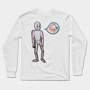 page turner Long Sleeve T-Shirt